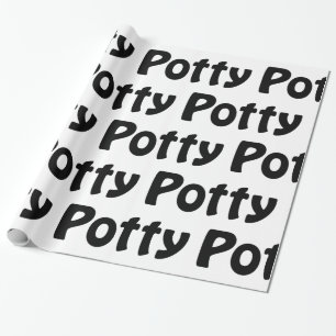 Potty Wrapping Paper Geschenkpapier