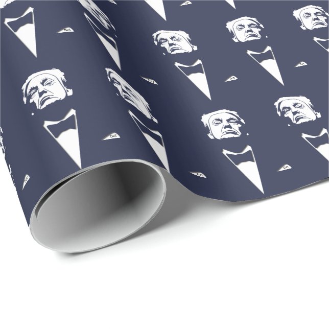 POTUS DJT Donald J Trumpf Geschenkpapier (Rolleneckpunkt)
