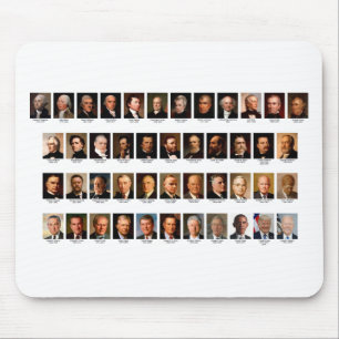 POTUS-Porträts-Mauspad Mousepad