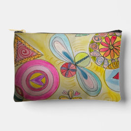 Pouch with original art - portal abstract zubehörtasche