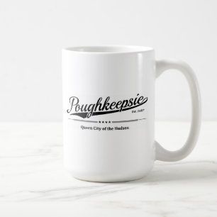 Poughkeepsie - Queen City of the Hudson - Black Kaffeetasse