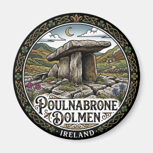 Poulnabrone Dolmen Irland Magnet