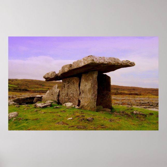 Poulnabrone Dolmen Poster (Vorne)