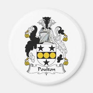 Poulton Familienwappen Magnet