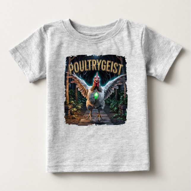 Poultrygeist Fotografy Combo Kreatur Witzig Baby T-shirt (Vorderseite)