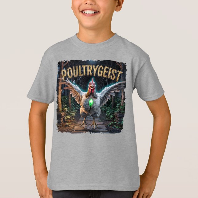 Poultrygeist Fotografy Combo Kreatur Witzig T-Shirt (Vorderseite)