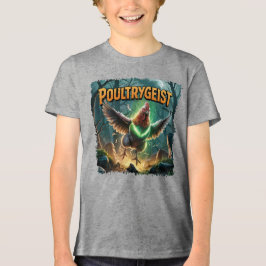 Poultrygeist Illustration Combo Kreatur Witzig Tri-Blend Shirt