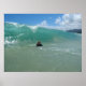 Pounders Beach auf Oahu Poster (Vorne)