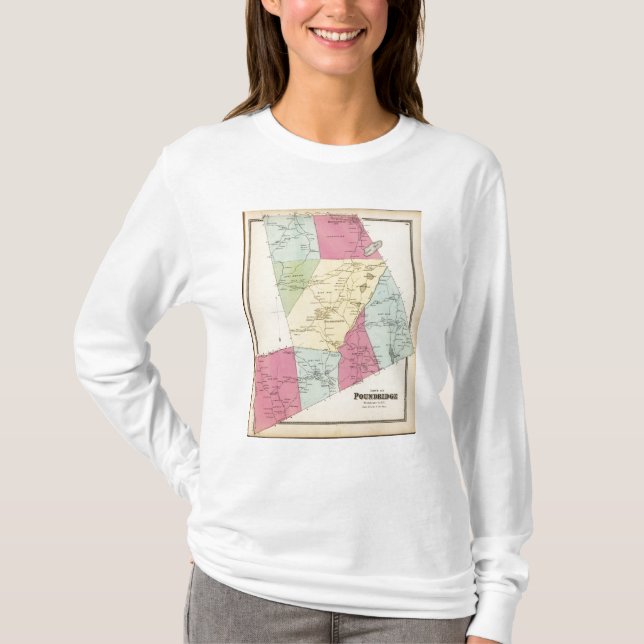 Poundridge, Stadt T-Shirt (Vorderseite)