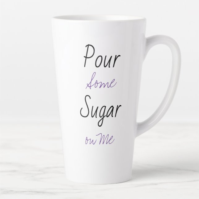 Pour etwas Zucker auf mich Milchtasse (Rechts)