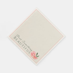 Pour Something Beautiful Mimosa Bar Serviette