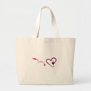 **POUR That WEIN** "TASCHE" Jumbo Stoffbeutel