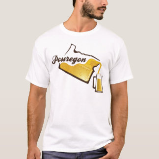 Pouregon Bier-Entwurfs-Shirt T-Shirt