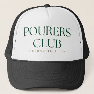 Pourers Club Trucker Hat – Guerneville, CA Truckerkappe