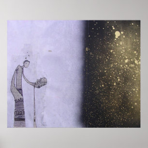 Pouring-Bier-Sketch Poster