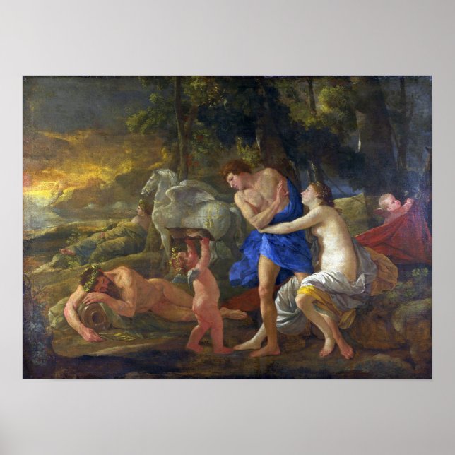 Poussin - Cephalus und Aurora Poster (Vorne)