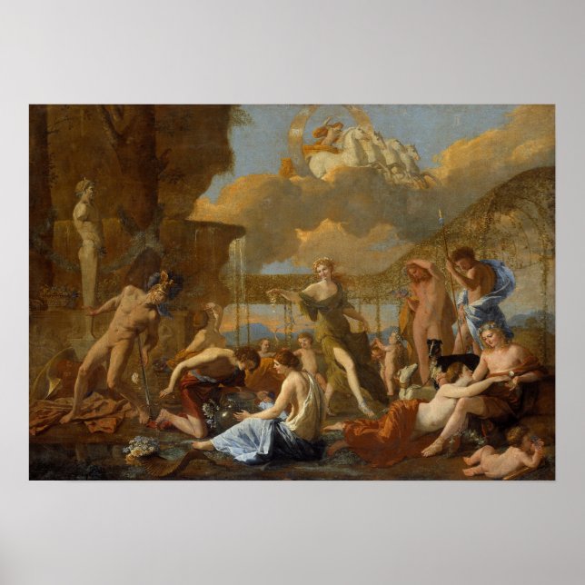 Poussin - das Reich der Flora Poster (Vorne)