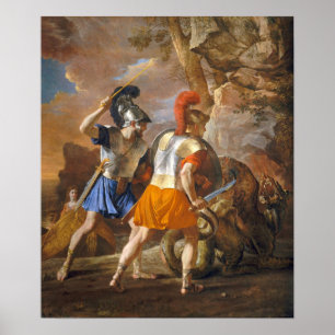 Poussin - Die Gefährten des Rinaldo Poster