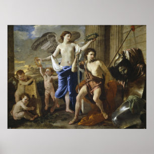 Poussin - Triumph Davids Poster