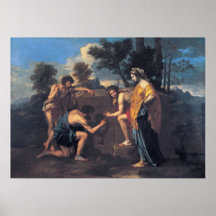 Poussin und in Arcadia Ego Poster