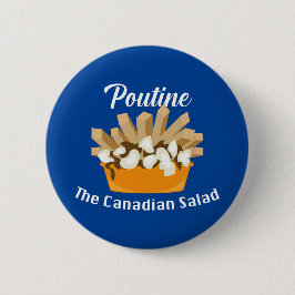 Poutine, der kanadische Salat - Round Button