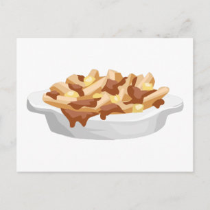 Poutine Postkarte
