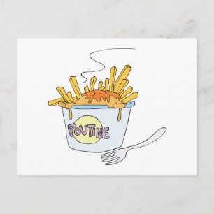 Poutine Postkarte