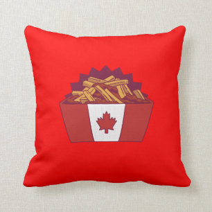Poutine Throw Kissen