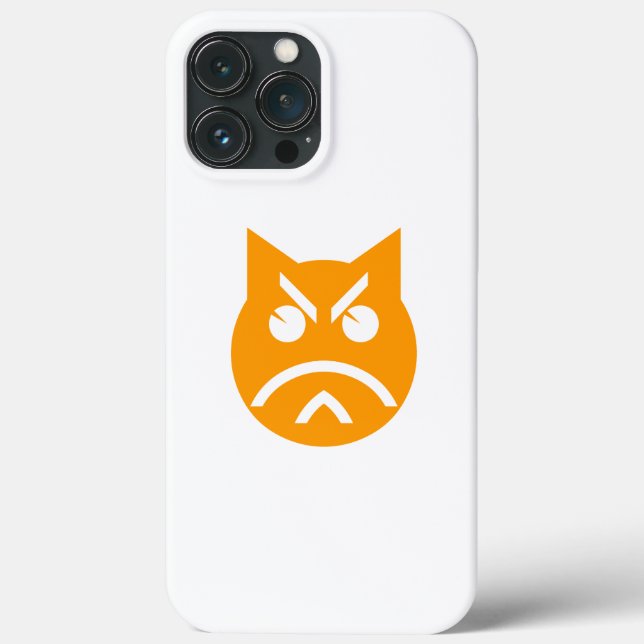 Pouting Emoji Cat Case-Mate iPhone Hülle (Rückseite)