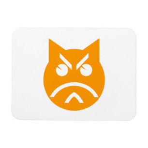 Pouting Emoji Cat Magnet