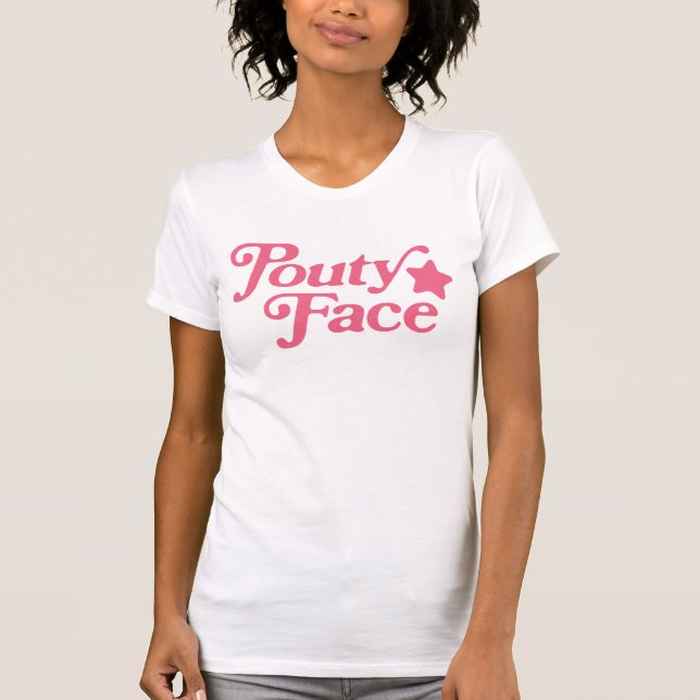 Pouty Face Tik Tok Tik Tok T-Shirt (Vorderseite)