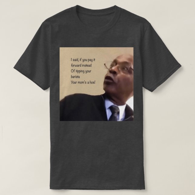 POV Sie ein Barista T-Shirt (Design vorne)