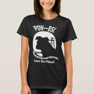 Pow Bsl Rettete den Pitbull T-Shirt