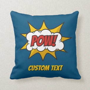 Pow Comic Sound Effect Throw Kissen