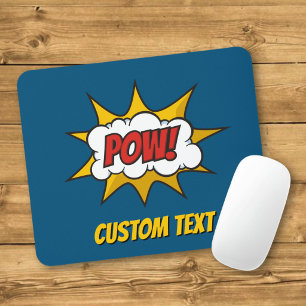 Pow Comic-Soundeffekt Mousepad