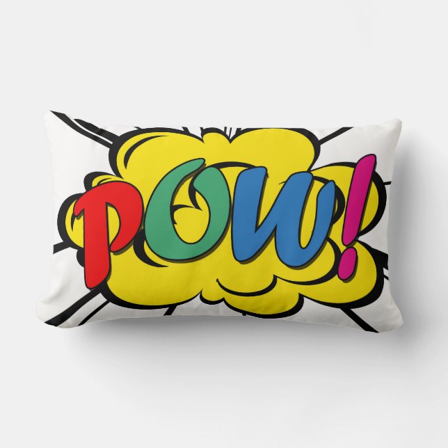 Pow! Lendenkissen (Vorderseite)