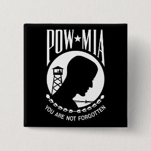 POW MIA: Amerikanische Militärhelden Gefangene des Button