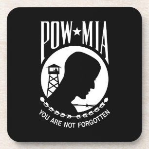 POW MIA: Amerikanische Militärhelden Gefangene des Getränkeuntersetzer