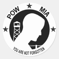 POW-MIA-Aufkleber