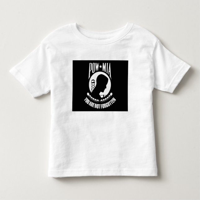 POW-MIA-Flagge Kleinkind T-shirt (Vorderseite)