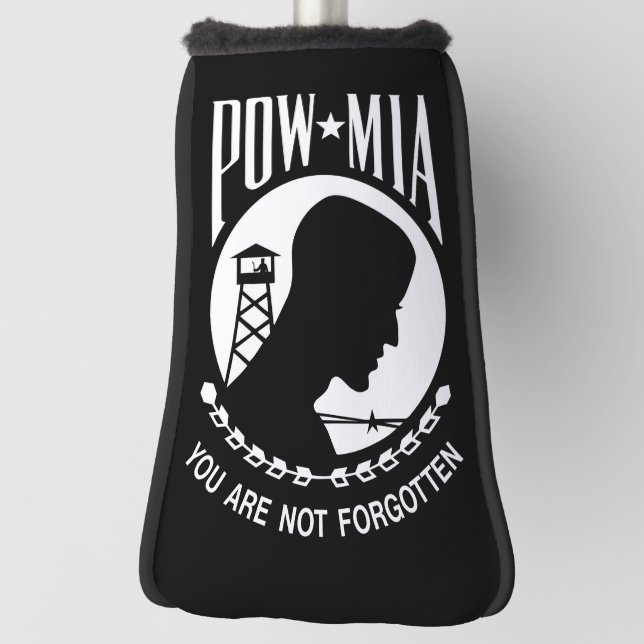 POW-MIA-Flagge: Vermisste Soldaten des Vietnamkrie Golf Headcover (Rotieren 90)