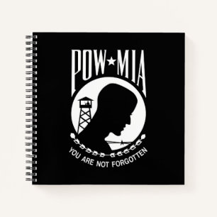 POW-MIA-Flagge: Vermisste Soldaten des Vietnamkrie Notizbuch