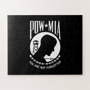 POW-MIA-Flagge: Vermisste Soldaten des Vietnamkrie Puzzle