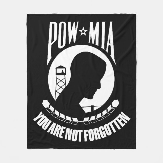 "POW MIA Fleece Blanket" (Vorderseite)