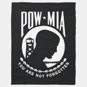 POW/MIA FLEECEDECKE