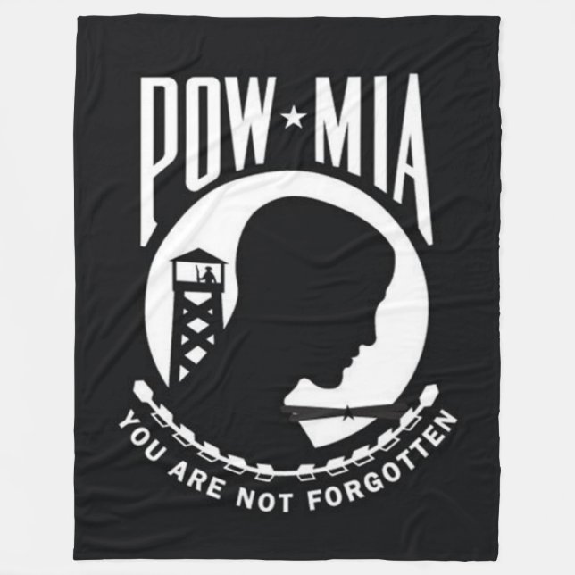 POW/MIA FLEECEDECKE (Vorderseite)