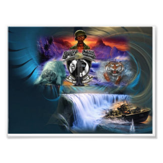 POW/MIA FOTODRUCK