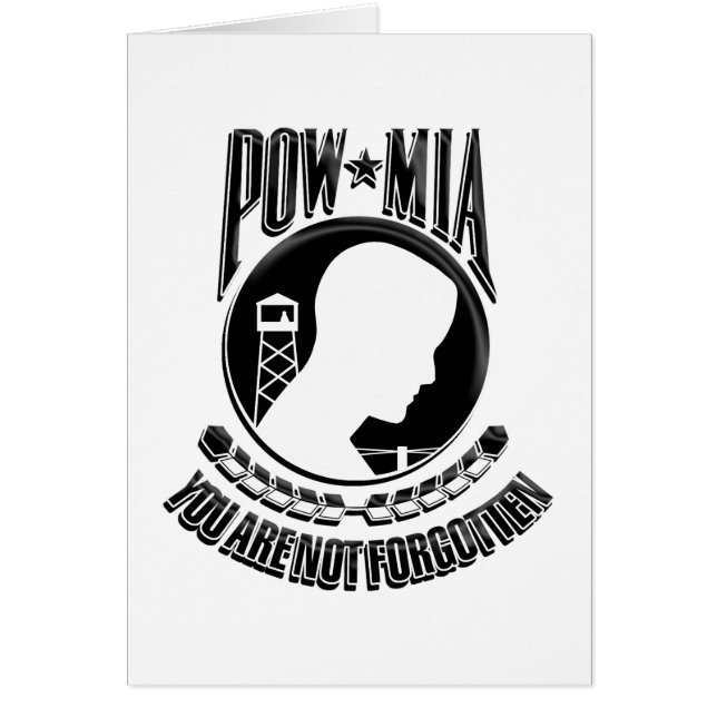 POW/MIA-Gedenktagskarte (Vorne)