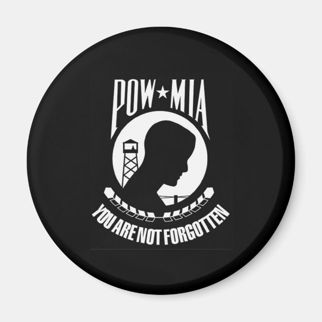 POW - MIA Magnet (Vorne)