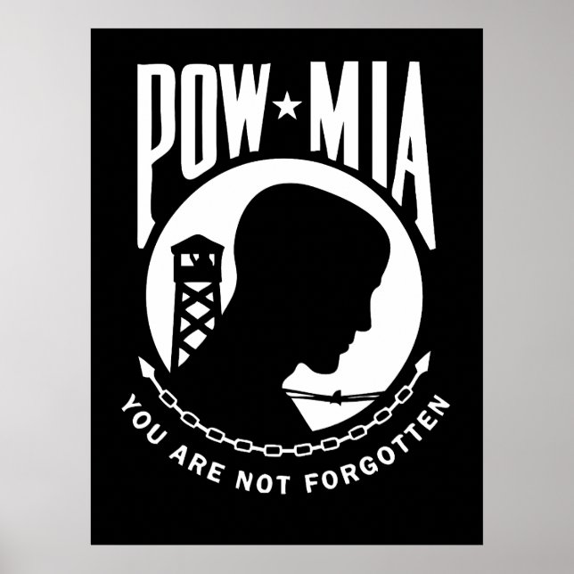 POW MIA POSTER (Vorne)